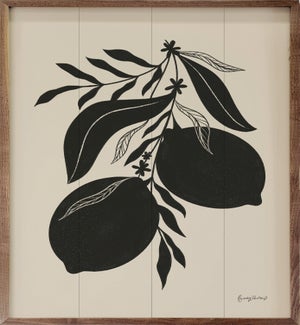 Lemon Silhouette II By Becky Thorns